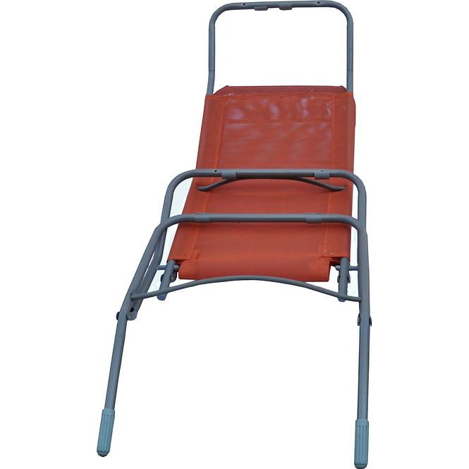 Záhradné lehátko D-054 oranžové