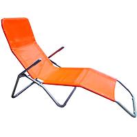 Záhradné ležadlo D-054 oranžové