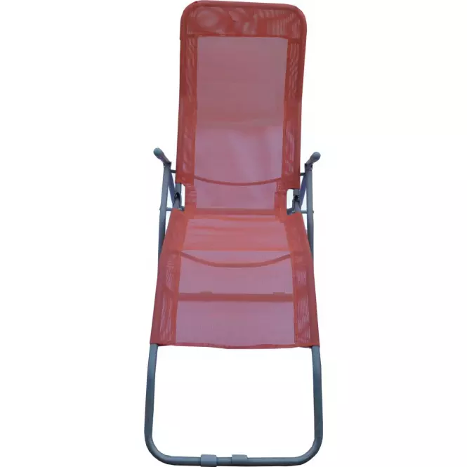 Záhradné ležadlo D-054 oranžové