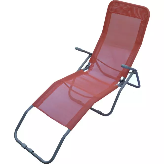 Záhradné ležadlo D-054 oranžové