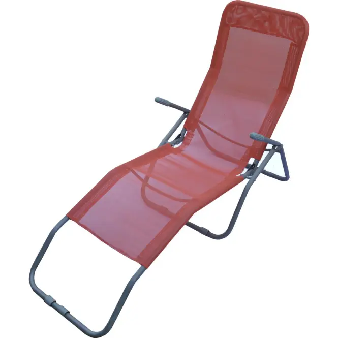Záhradné ležadlo D-054 oranžové,5
