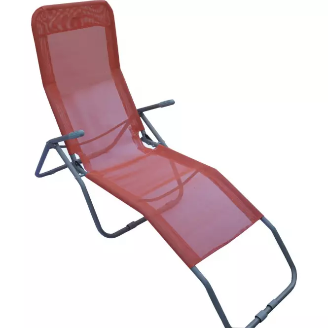 Záhradné ležadlo D-054 oranžové