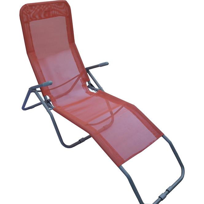 Záhradné ležadlo D-054 oranžové