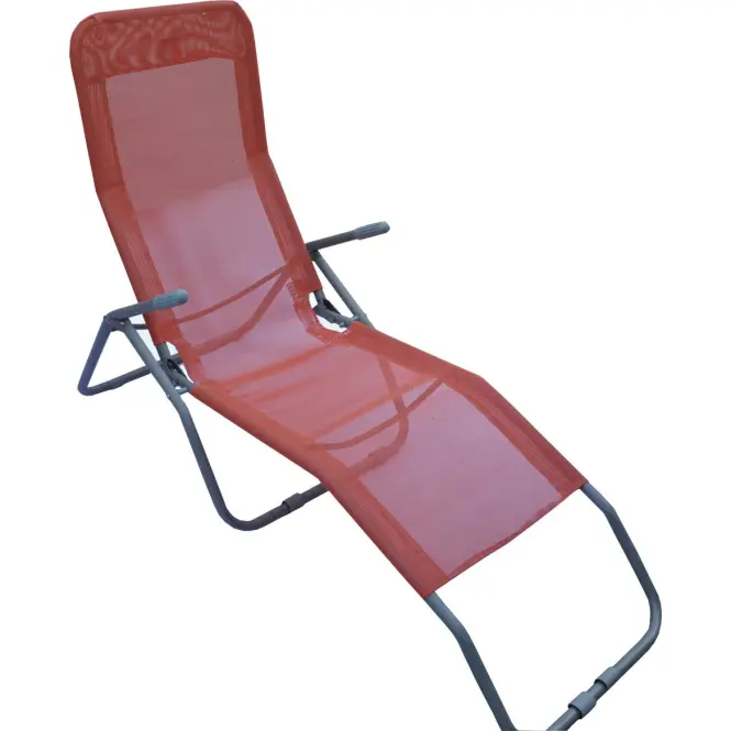 Záhradné ležadlo D-054 oranžové,6