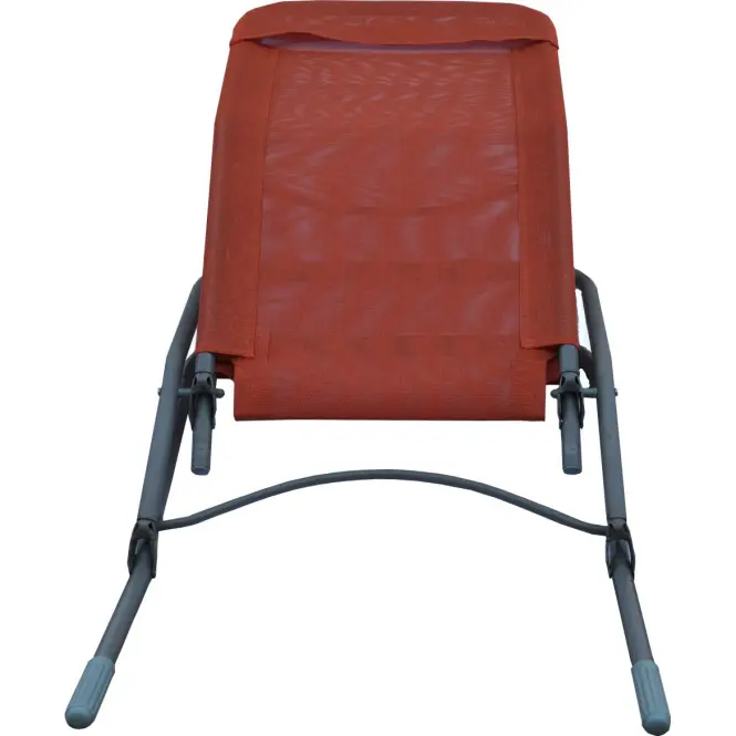Záhradné ležadlo D-054 oranžové,8