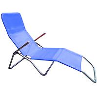 Záhradné ležadlo D-054 modré