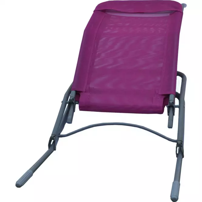 Záhradné ležadlo D-054 ružové