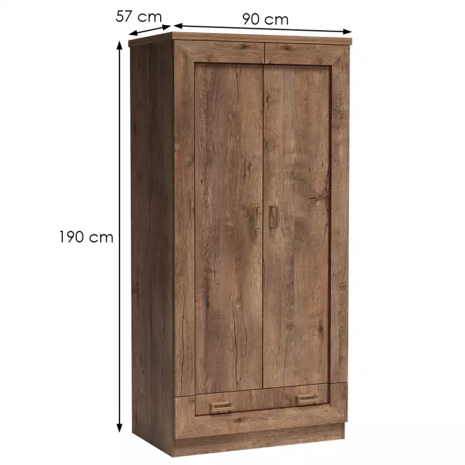 Skriňa Tadeusz t7 90 cm dub lefkas,2