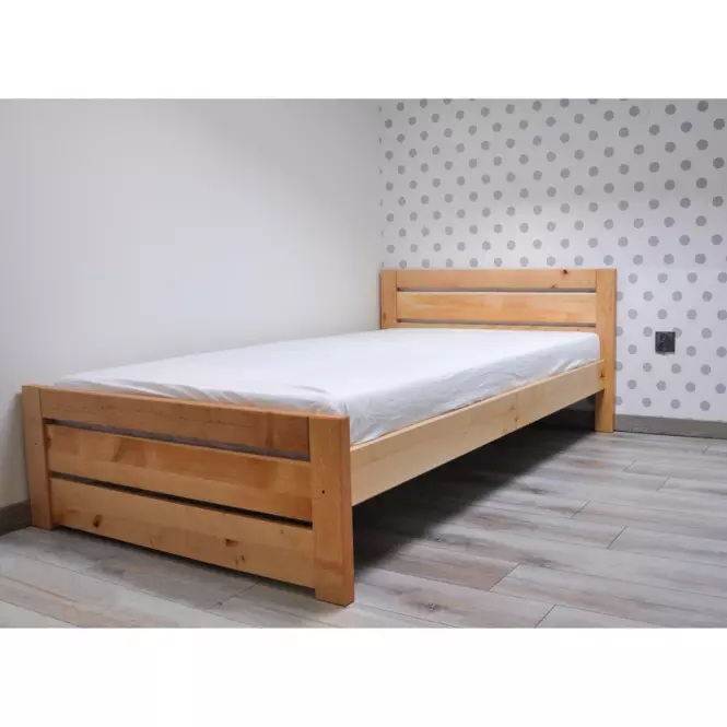 Posteľ Oliwia 140 drevo  jelša nature,5