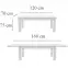 Rozkladací stôl 120/160x70 gaštan/buk bawaria,2