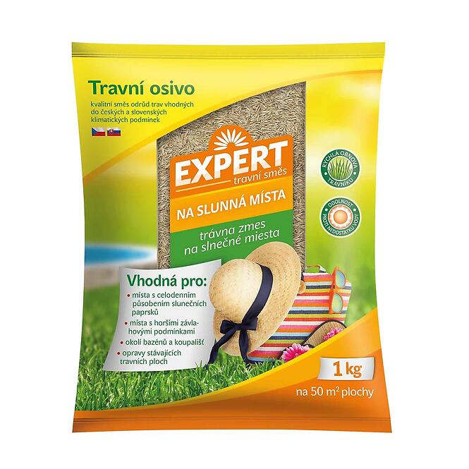 Trávna zmes EXPERT - na slnečné miesta