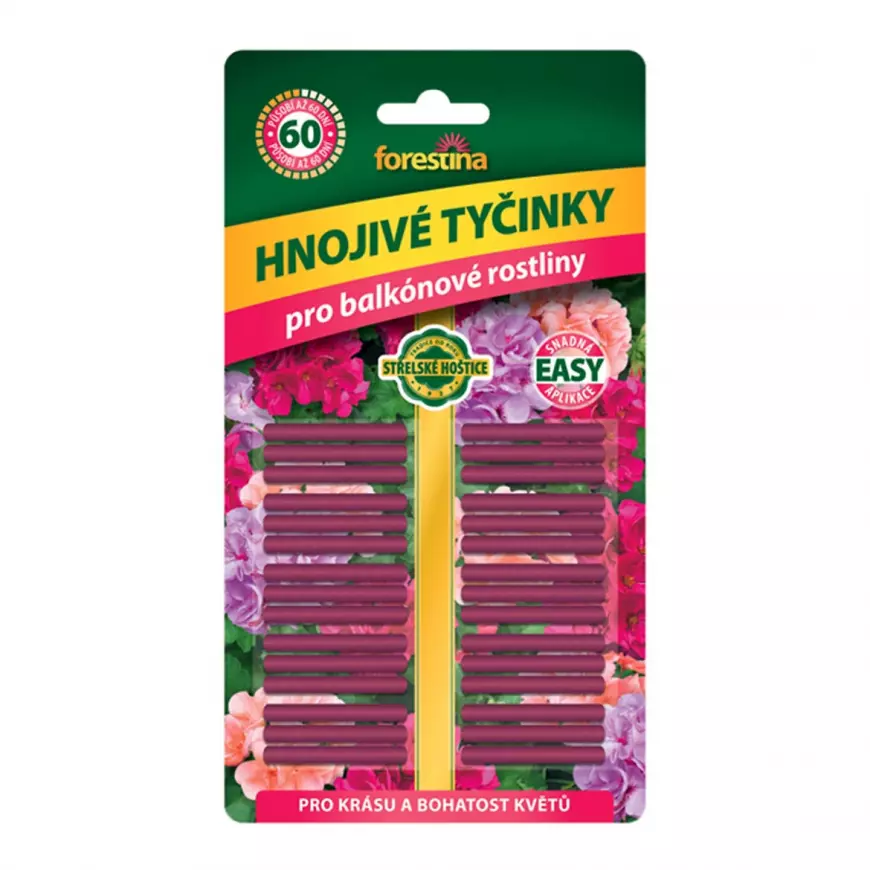 Forestina - Tyčinky pre balkónové rastliny 30 ks