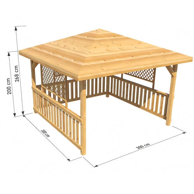 Altánok I 3x3x2,68 m