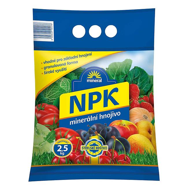 Mineral - minerálne NPK 11-7-7  2,5 kg NOVÝ EAN