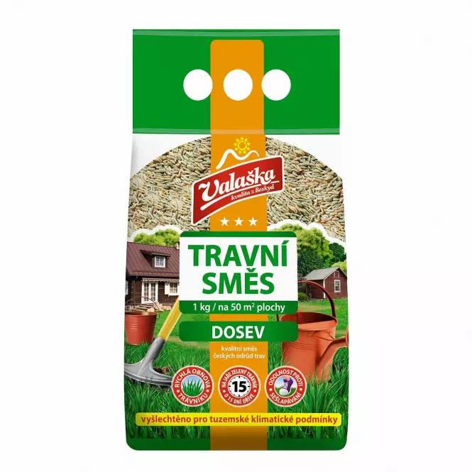VALAŠKA - Trávna zmes dosev  1 kg