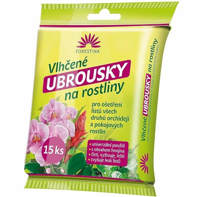 Vlhčené utierky na rastliny 15 ks