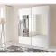 Skriňa Vario so zrkadlom biela 175 cm,2