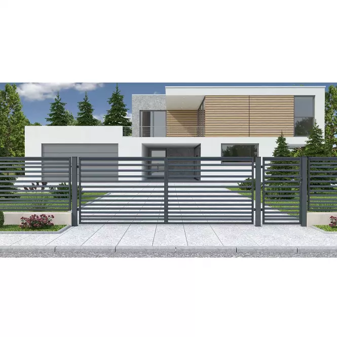 Bránka Sandra ľavá 0,9 m x 1,5 m ZN RAL7016