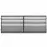 Brána Sandra 4 m x 1,5 m ZN RAL7016