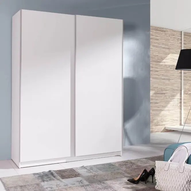 Skriňa s posuvnými dverami Batumi 1 150 cm – biela, dvojdverová,2
