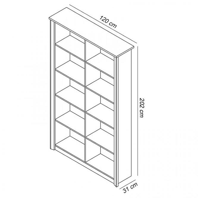 Regál  Finezja F8