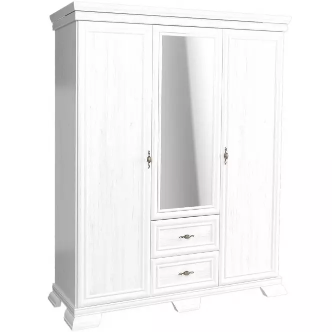 Skriňa Kora KS2 158 cm biela