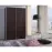Skriňa s posuvnými dverami Fifi 135 cm – gaštan wenge, dvojdverová