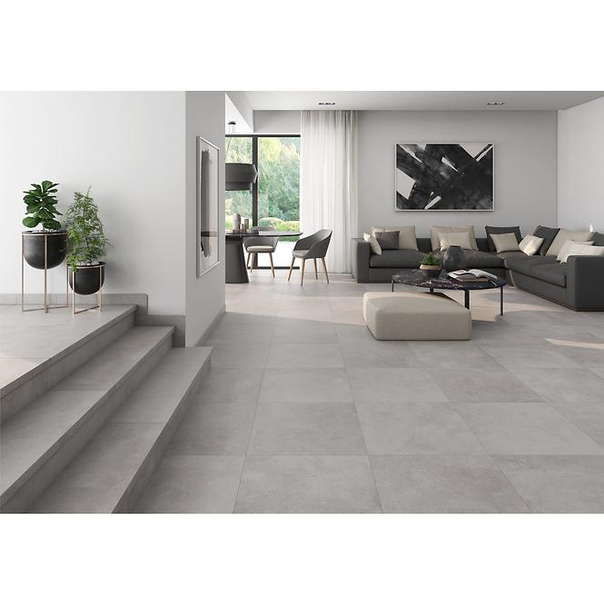Sokel schodiskový Zanquin  Recto Urban Gris ľavý 27/39