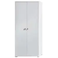 Skriňa Anter A05 85 cm – biela, dvojdverová