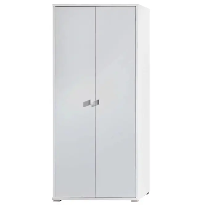 Skriňa Anter A05 85 cm – biela, dvojdverová