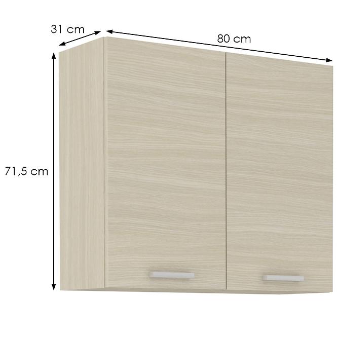 Skrinka do kuchyne Wiktoria chamonix/legno 80G-72