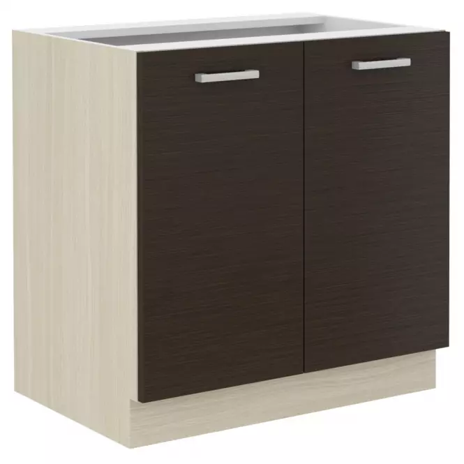 Skrinka do kuchyne Wiktoria chamonix/legno 80ZL 2F BB