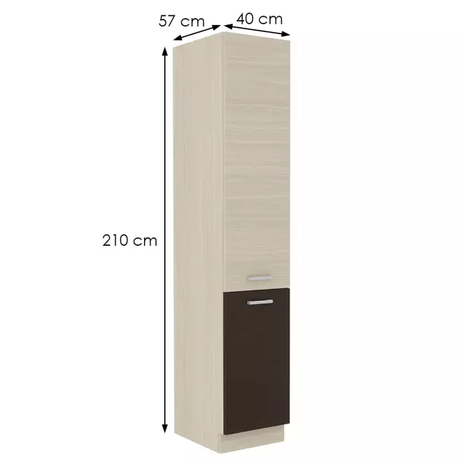 Skrinka do kuchyne Wiktoria chamonix/legno 40DK-210 2F,2
