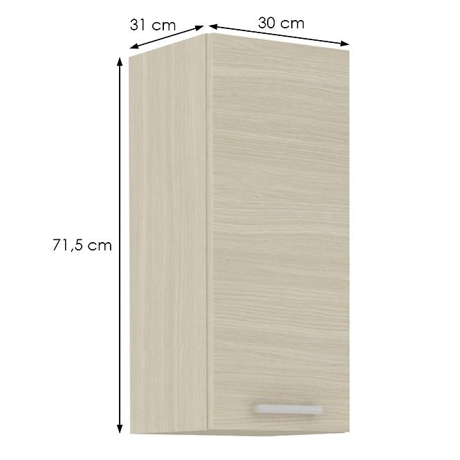 Skrinka do kuchyne Wiktoria chamonix/legno 30G-72 1F,2