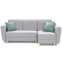 Rohová sedacia súprava Grey P Enzo 162+Enzo 154 dr narural J.SZ