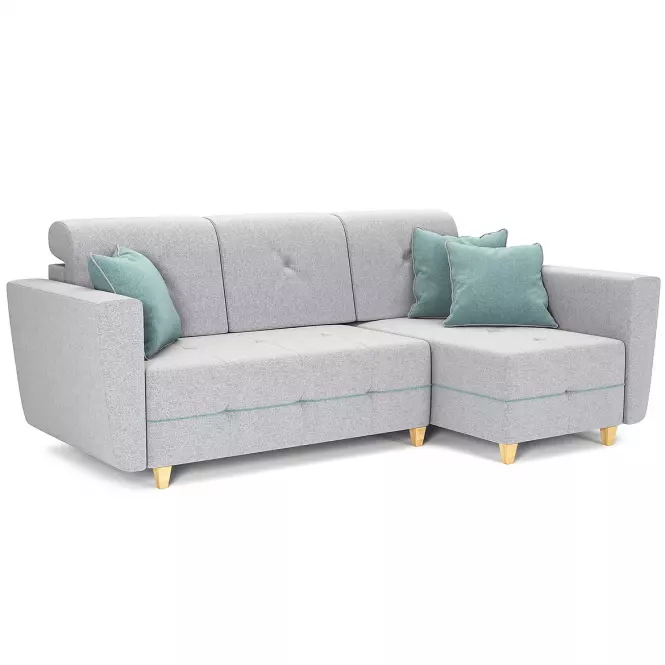 Rohová sedacia súprava Grey P Enzo 162+Enzo 154 dr narural J.SZ,2