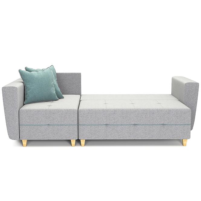 Rohová sedacia súprava Grey L Enzo 162+Enzo 154 dr narural J.SZ