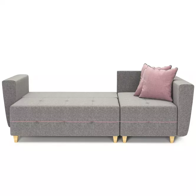 Rohová sedacia súprava Grey P Enzo 161+Enzo 152 dr narural C.SZ