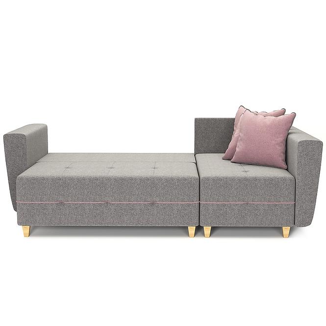 Rohová sedacia súprava Grey P Enzo 161+Enzo 152 dr narural C.SZ,6