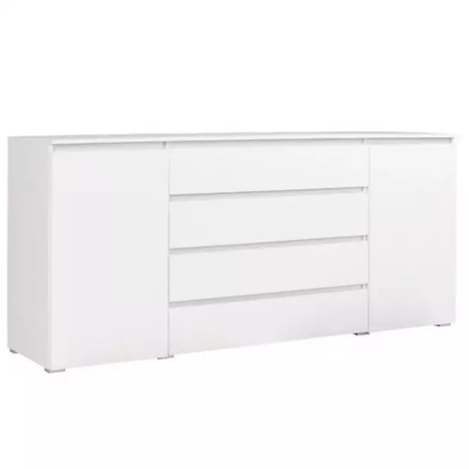 Komoda Cosmo C06 4 zásuvky biela
