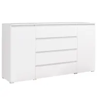 Komoda Cosmo C06 4 zásuvky biela