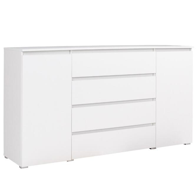 Komoda Cosmo C06 4 zásuvky biela