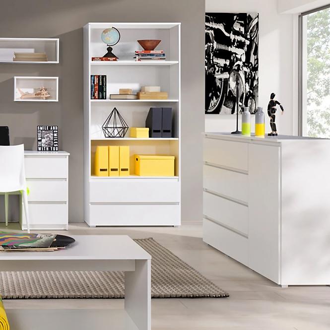 Komoda Cosmo C06 4 zásuvky biela