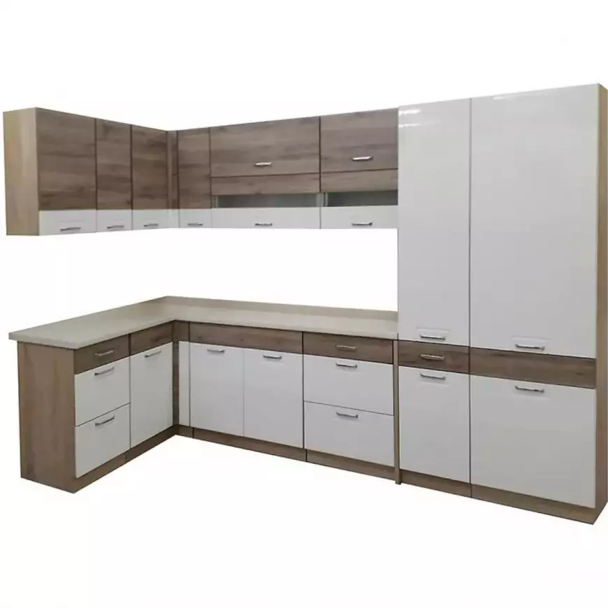 Fotografia produktu: Kuchynská linka  Econo 160 x 290 cm dub sonoma/biela/san remo