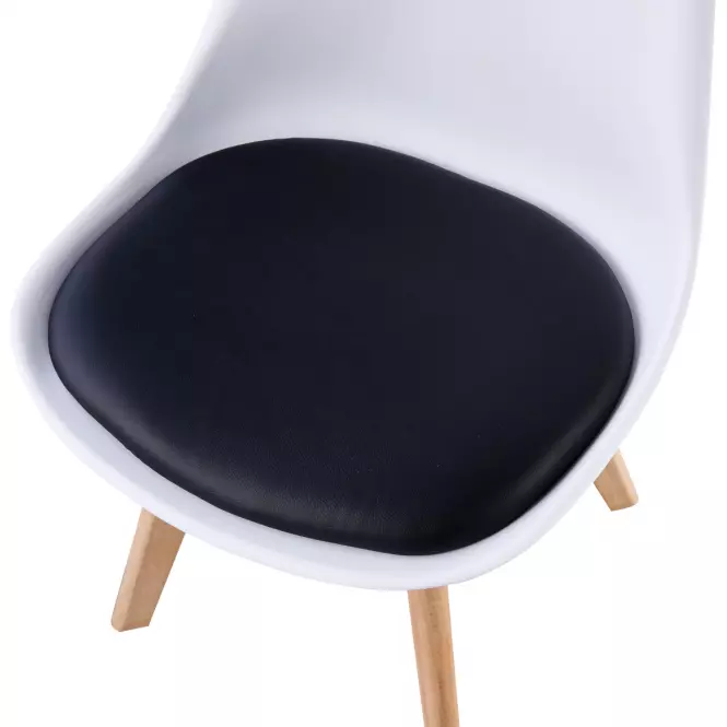 Stolička  Havana black-white TL-SL04 BL-WH
