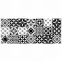 Obklad Dekor Patchwork black&white 25/60