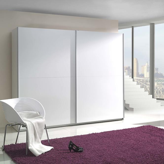 Skriňa Lux 3 biela lesklá 244 cm,3