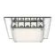 Prisadené stropné svietidlo 49355 KW25X25 LED,3