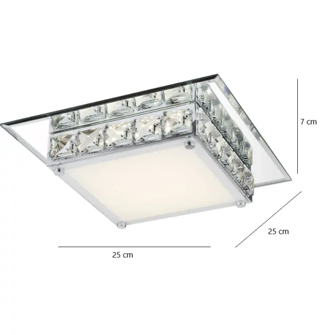 Prisadené stropné svietidlo 49355 KW25X25 LED,4