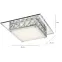Prisadené stropné svietidlo 49355 KW25X25 LED,4